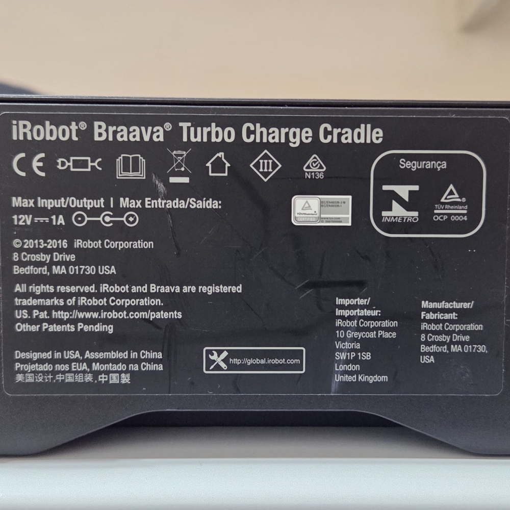 iRobot Braava Jet 380t Mopping Robot | Great Condition | Turbo Charge Cradle - Picture 13 of 15
